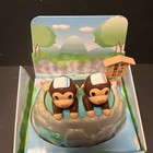 New Solar Powered Dancing Bobblehead Toy From Japan- Monkeys In A Sauna