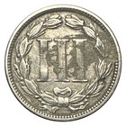 1865 U s  Nickel Three Cent Piece