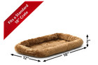 Pet Crate Bed Cinnamon Fur For Pets