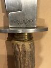 Monster Usa Ontario Bowie Knife Stag   Spec-plus Rainer 14 5    End To End Nr