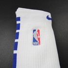 Nike Nba Authentics Dri-fit Socks Men s White blue New With Tags