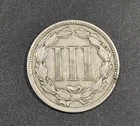 1881 Three-cent Piece  nickel   vf   free S h After 1st Item 