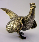 7 5inch Sterling Silver Table Pheasant Bird Figure 1920 Hunting Shooting Animal
