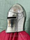 Medieval Knight Steel Barbuta Helmet Crusader Barbute Visored Helmet Best Gifts