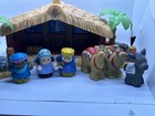Fisher Price Little People Nativity Manger Scene Lot Of 9