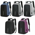 Unisex Anti-theft Backpack Laptop Travel Chest School Bag With Usb Charging Port