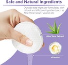 100ct Pet Eye Wipes For Dogs   Cats     Tear Stain Remover  Unscented Pads