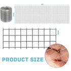 20ft Hardware Cloth Wire Mesh Roll Galvanized Fence For Garden Animal Barrier