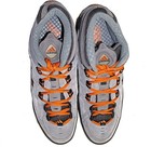Nos Vintage Adidas 14 Gray orange Suede Mid Spd Tour Cross Bicycle Cycling Shoes