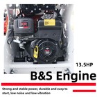 Mini Skid Steer Loader Hydraulic System Electric Start B s Engine 13 5 Hp Usa