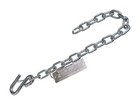 Pair 5 16  X 40  Trailer Safety Chains S Hook Latch Csa Tag Zinc Plated 8 0