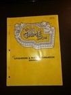 Bally The Game Show Original Pinball Manual W  Schematics   Operator s Handbook