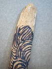 Vintage Pitjantjatjara Kali Aboriginal Pokerwork Wood Boomerang Australia