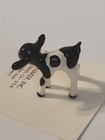 Hagen Renaker 1986 Black   White Calf Cow Holstein On Card