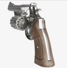 Metal Toy Cap Gun  S w  Style Police Revolver  Model 66  Gonher 12 Shot New 