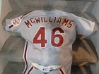 1989 Philadelphia Phillies Game Used Worn Jersey Uniform Larry Mcwilliams Rare