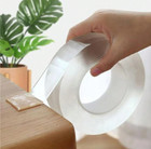 1 Roll Clear Double-sided Adhesive Tape - Strong Waterproof Sealing Strip-new