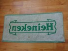 Rare Vintage Heineken - Pub Bar Beer Towel Breweriana Man Cave