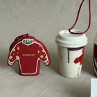Starbucks Japan Holiday Ornament Limited Edition 2014-17 Set Of 5 New Very Cute