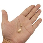 Rrina 1200pcs Small Tiny Nails Carbon Steel Brass Plated For Wooden Diy   