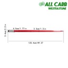 2 Pack Hay Bale Spear 49  4500 Lbs Capacity Spike Fork For Tractors Loaders Red