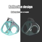 Cat Dog Harness Vest Chest Rope Set Reflective Breathable Adjustable Pet Harness