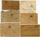 Singapore Postage Dues 1908-1922 Unpaid   Underpaid 6 Covers Faults India Etc
