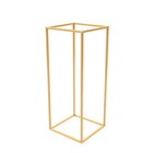 4pcs Gold Metal Flower Column Stands 60  24  24cm Wedding Centerpiece Display Rack