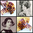 Art Deco 1920s Faux Tortoiseshell Hair Comb  -  No Us Import Fees