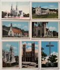 Canada Churches Uncirculated Unused Postcard Peco Clc Deeptone Vintage Lot Of 12