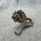 1992 Rawcliffe Pewter Romantic Dragon With Tie And Heart-shaped Candy Box Rf1730