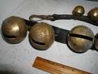 2 Carriage Sleigh Horse Harness Strap Bells Heavy Brass Graduated   More