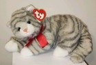 Ty Classic Plush - Al E  Kat The Grey Tabby Cat  14 Inch  Stuffed Animal Mwmts
