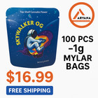 100 Pcs     1g Mylar Bags     Cartoon Print     Resealable Zip Seal     Only  16 99