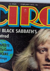 Vintage Circus Magazine Feb  1973 Edgar Winter Cover