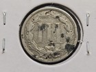 1865 Three 3 Cent Piece Coin Nickel 3c