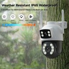 V380pro 8mp Wifi Dual Lens Outdoor Security Camera With Color Night Vision