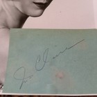 Ina Claire Signed Paper Photo 20s  Movie Stage Actress John Gilbert Ninotchka 