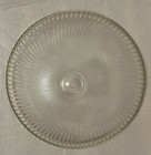 Vtg Industrial Mcm Holophane Glass Ribbed Swirl Pendant Light Shade Cover 11 75 