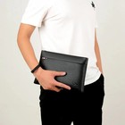 Large Capacity Leather Clutch Bag For Men  Luxury Handbag For Phone  Famous Bran