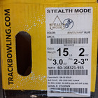 Track Stealth Mode  Bowling Ball  15 Lb   New In Box       092