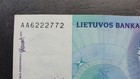 Lithuania  200 Litu 1997   P-63   Aunc  Aa