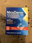 2 Boxes Nicoderm Cq Step  3  7mg Clear Nicotine Patch - 14 Count Expires 11 2026