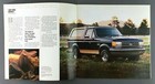 1990 Ford Bronco Showroom Sales Booklet Dealership Catalog Auto Car Brochure