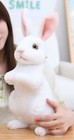 White Bunny Rabbit 9 Inch Stuffed Animal Plush Toys Toddler Doll Kids Gifts