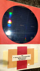 Vtg 8  200mm Silicon Semiconductor Ic Chip Lithography Wafer Mounted In Frame