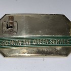 John Deere    go With The Green    1990 Belt Buckle  