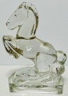 L  E  Smith Glass Rearing Horse Bookend - Le Smith Home Decor Vintage Mcm Vtg