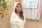 Organic Bamboo Bath Hooded Baby Towel   Washcloth   Wool Brush
