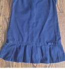 French Toast Girls Navy Uniform Jumper Dress Pleated Sleeveless Twill Size 6